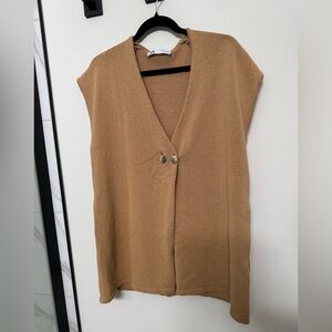 Zara Longline Knit Vest